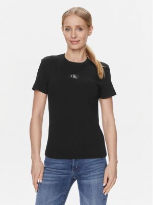 T-shirt Calvin Klein Jeans noir