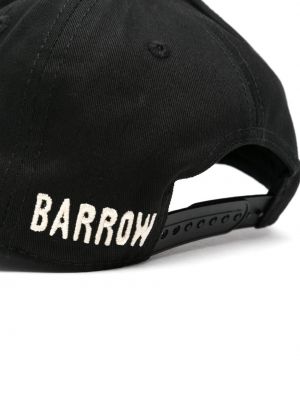 Czapka z daszkiem bawełniana Barrow czarna