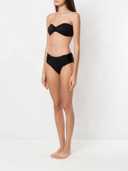 Bikini con escote pronunciado Brigitte negro