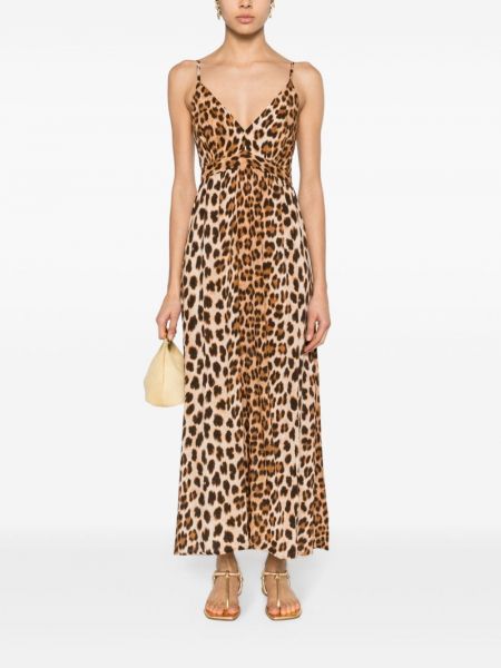 Maksi kleita ar apdruku ar leoparda rakstu Liu Jo
