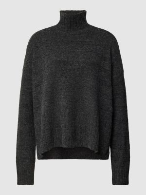 Dzianinowy sweter ze stójką Vero Moda czarny