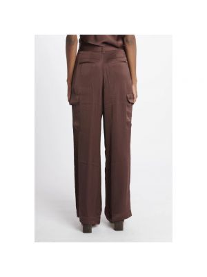 Pantalones cargo de raso Ba&sh marrón