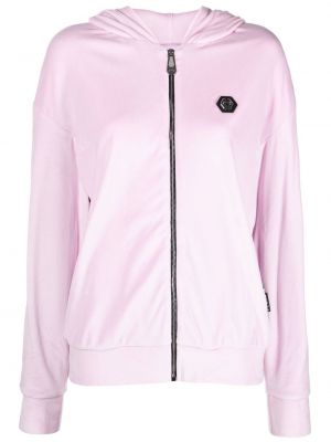 Zip hettegenser Philipp Plein rosa