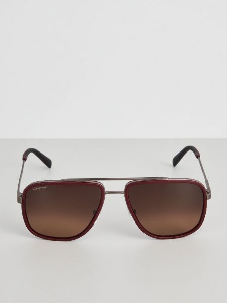 Okulary przeciwsłoneczne Ferragamo bordowe