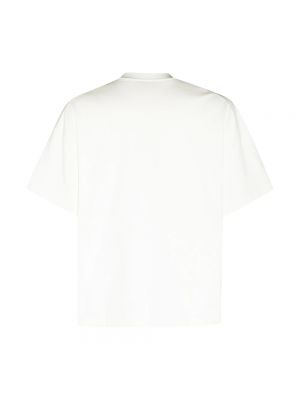 Top de algodón de tela jersey Jil Sander blanco