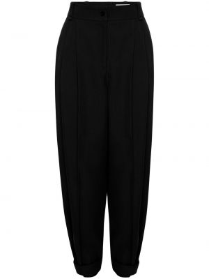 Pantalon taille haute Alexander Mcqueen noir