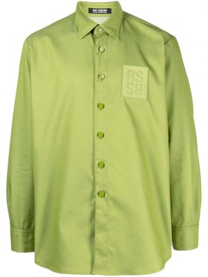 Bombažna srajca Raf Simons zelena
