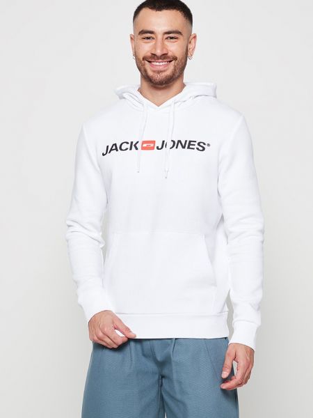 Bluza z kapturem Jack & Jones biała