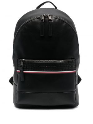 Rucsac din piele Tommy Hilfiger negru