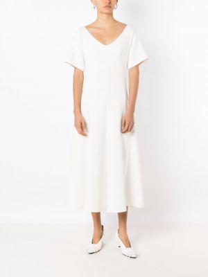 Midi šaty Gloria Coelho bílé
