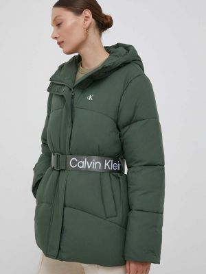Traper jakna oversized Calvin Klein Jeans zelena