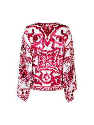 Blusa de seda con estampado Dolce & Gabbana