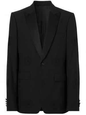 Žakárový oblek Burberry černý