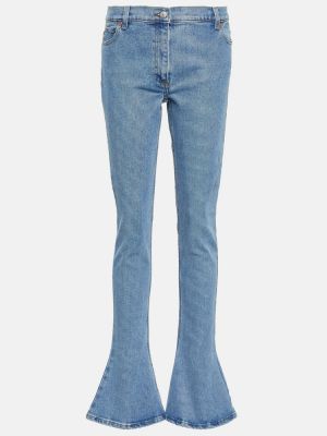 Slim fit skinny jeans ausgestellt Magda Butrym blau