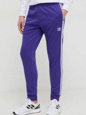 Джоггеры Adidas Originals фиолетовые