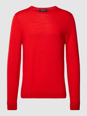 Dzianinowy sweter Maerz Muenchen czerwony