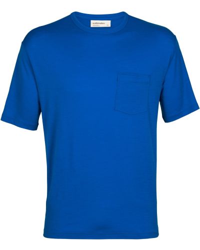 Тениска Icebreaker синьо