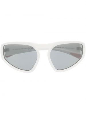 Oversized γυαλιά ηλίου Moncler Eyewear λευκό