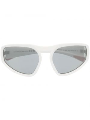 Ochelari de soare oversize Moncler Eyewear alb