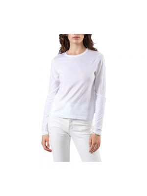 Pullover mit rundem ausschnitt Rrd weiß