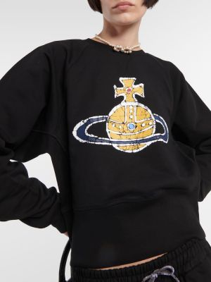 Medvilninis džemperis Vivienne Westwood juoda
