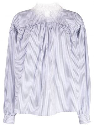 Bluză din bumbac cu mâneci lungi Pushbutton