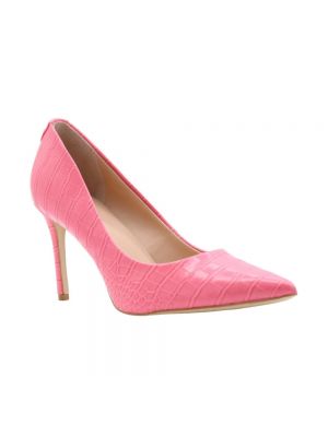 Zapatillas de punta abierta Guess rosa