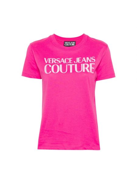 T-shirt Versace Jeans Couture pink
