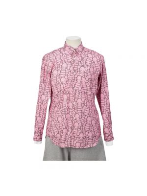 Hemd mit print Comme Des Garçons pink