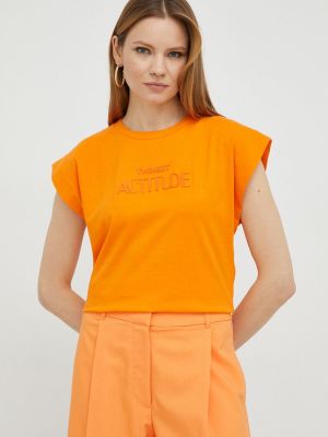 Тениска Twinset оранжево