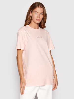 Relaxed fit marškinėliai Ellesse rožinė