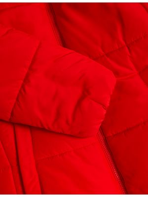 Prošívaná bunda Marks & Spencer červená