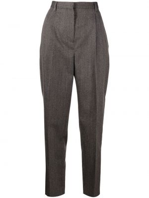 Pantalon taille haute slim Tory Burch gris