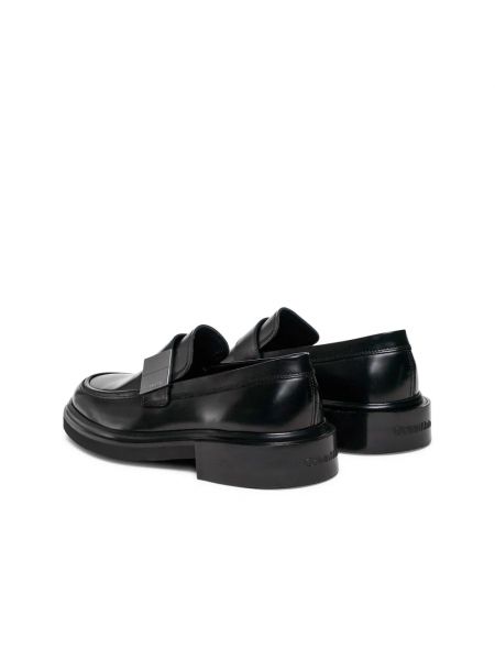 Leder loafer Calvin Klein schwarz