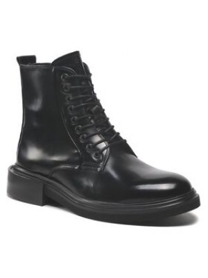 Мереживні чоботи на шнурівці Calvin Klein чорні