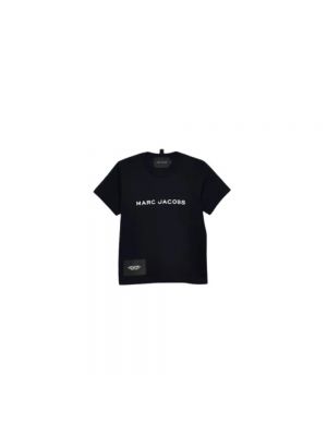 Koszulka z krótkim rękawem z okrągłym dekoltem Marc Jacobs czarna