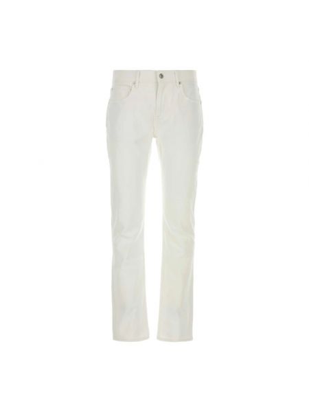 Białe proste jeansy 7 For All Mankind
