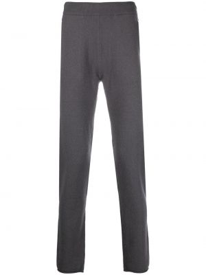 Pletené kašmírové sportovní kalhoty Extreme Cashmere šedé