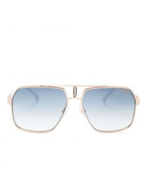 Oversize слънчеви очила Carrera златисто