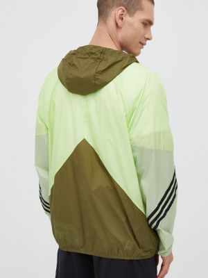 Rövid kabát Adidas Performance zöld