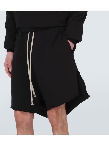 Pantaloncini di cotone in jersey Drkshdw By Rick Owens nero