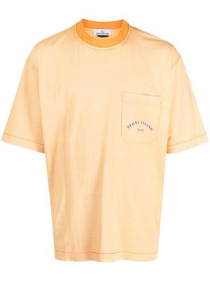 T-shirt Stone Island orange