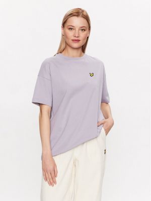 T-shirt oversize Lyle & Scott violet