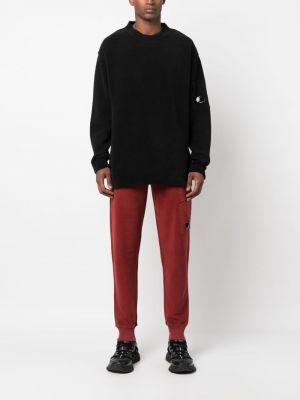 Bavlněné sportovní kalhoty C.p. Company červené