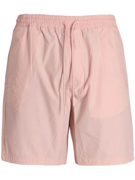 Pamučne bermuda kratke hlače Hugo ružičasta