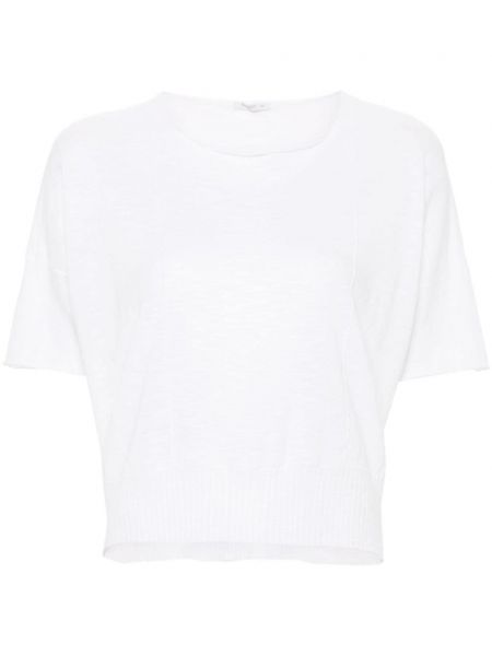 Megztas marškinėliai Transit balta
