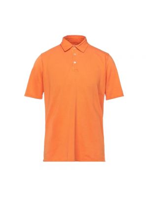 Chemise avec manches courtes Fedeli orange