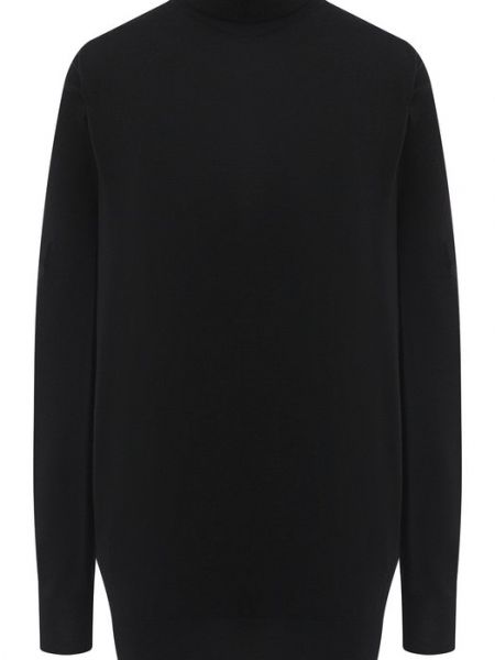Шерстяной пуловер Bottega Veneta черный