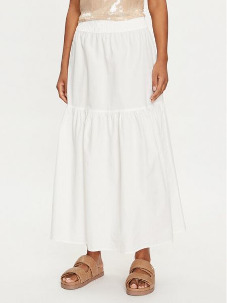 Priliehavá sukňa Vero Moda biela