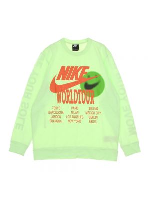 Bluza z długim rękawem Nike zielona